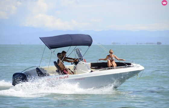 jaguar open 5,50 senza patente nautica
