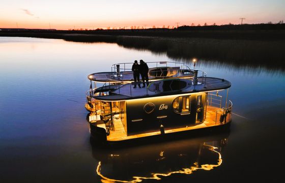 nautilus hausboote nautiki mini 2 mit kamin - führerscheinfrei