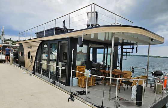 nautilus hausboote vagabund 43 mit kamin - führerscheinpflichtig