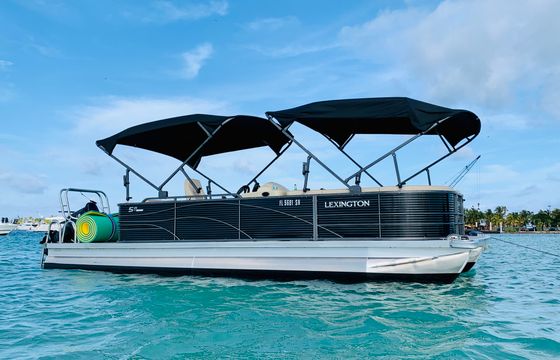 Rent Our Brand New Pontoon To Explore Sunny Miami!