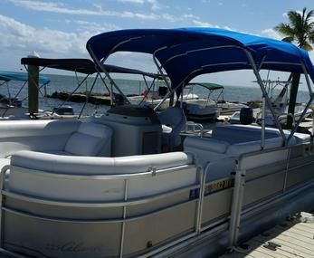 Tritoon Pontoon Boat 