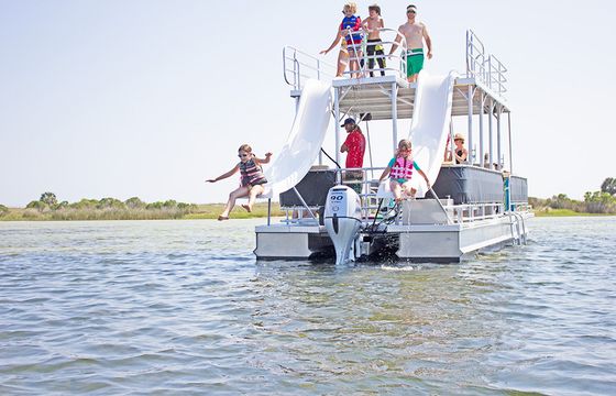 DOUBLE DECKER PONTOON