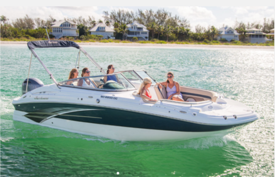 26' Hurricane Deck Boat
