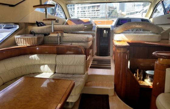 Luxury 60' Ferretti Flybridge