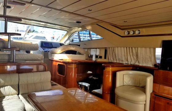 Luxury 60' Ferretti Flybridge