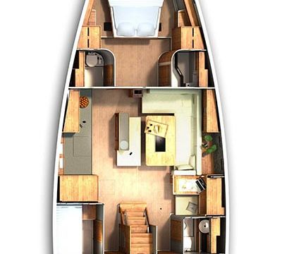 Sailing yacht Hanse 505 - Harmony