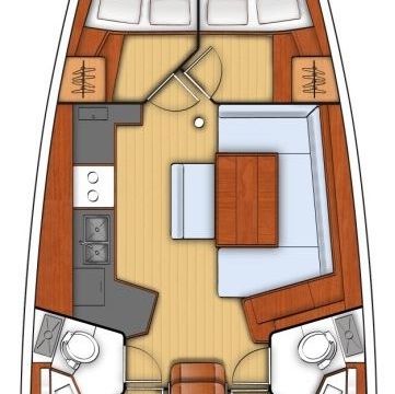 Sailing yacht Oceanis 45 - Stefani I