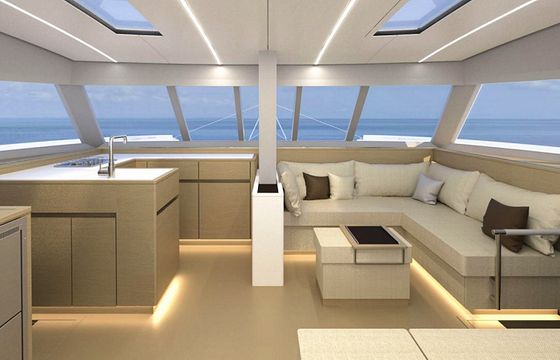 Test Catamaran Veller
