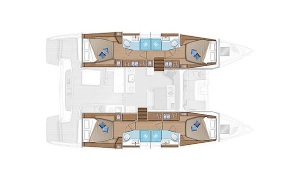 WHITE PEARL (generator, air condition, water maker, 2 SUP free of charge) *Skippered only*