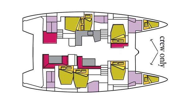 Dugongo II (PTP)(6 cab + 1 crew) (A/C, WM, Generator, Inverter, Tender Lift)