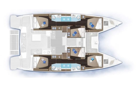 AEGEUS (A/C, Gen, W.Maker, Teak cockpit, underwater lights, 2 SUP & Wi-Fi)