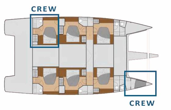Maurice - Luxury Catamaran, A/C, Generator, Water maker