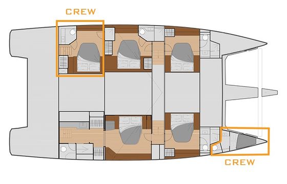 Calypso  - Luxury Catamaran, A/C, Generator, Water maker