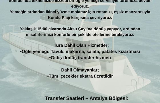 VİP Yacht ANTALYA