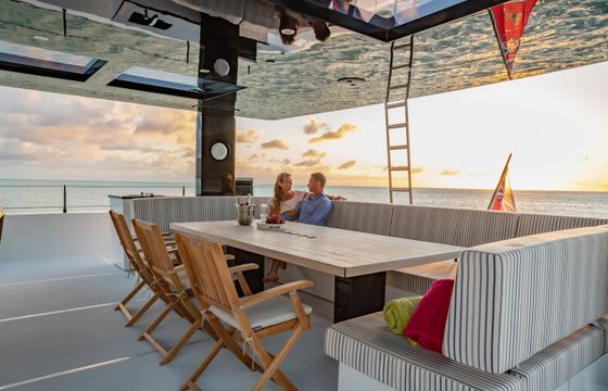 70ft Sunreef Power Catamaran | Blue