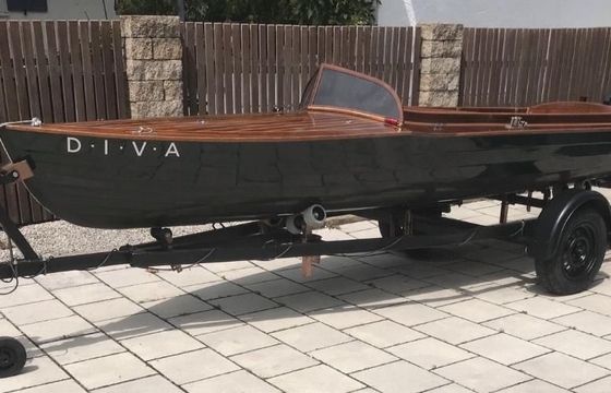 Eigenbau Elektro Holzboot