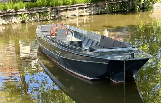 875 stalen sloep