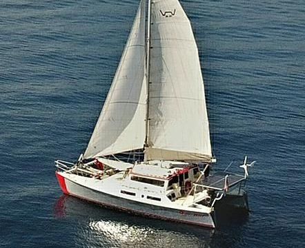 Richard Woods Mira 35 catamaran