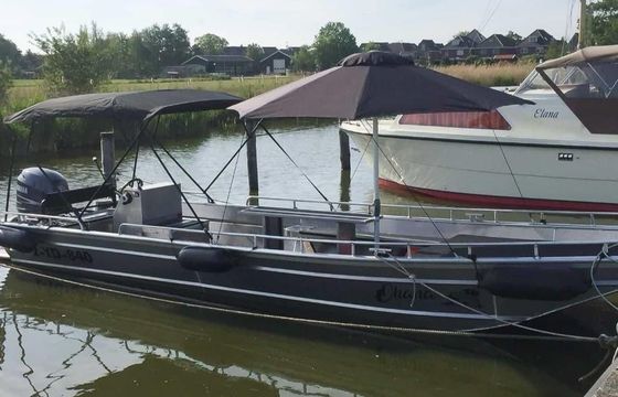 Spaarndammer aluminium platbodem 6.0 Jon