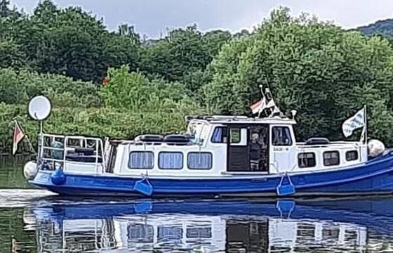 Hausboot, ehm. Hafenbarkasse