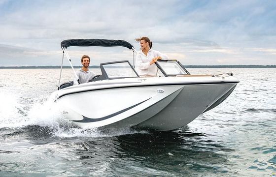 Quicksilver 525 aXess/Mercury 8CV injection/prêt à n
