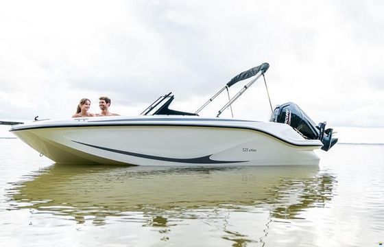Quicksilver 525 aXess/Mercury 8CV injection/prêt à n