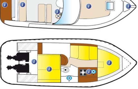 Motorboat Saver 300 Sport 500hp