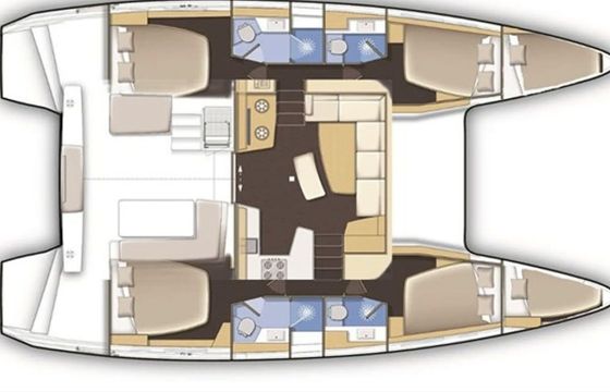 Catamaran Lagoon 42 12.8m