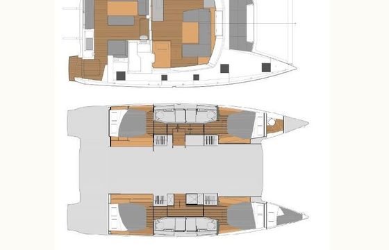 Catamaran Fountaine Pajot Elba 45 13m