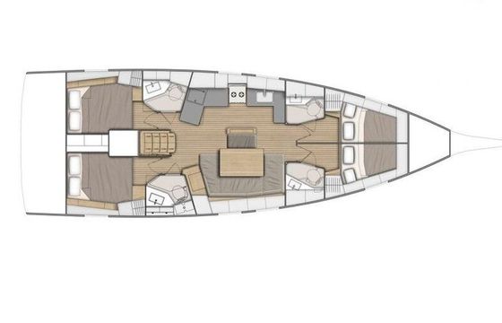 Sailboat Beneteau Oceanis 46.1 14.6m