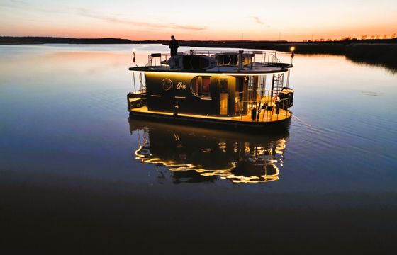 Houseboat Nautilus Hausboote Nautiki mini 4 mit Kamin - führerscheinfrei