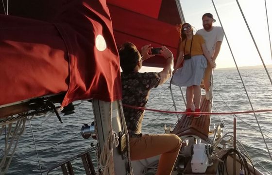 Sailboat Vintage Sailboat Ta Chiao 35 11m