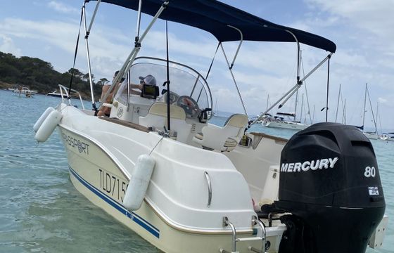 Motorboat Quicksilver Sunshine 80hp