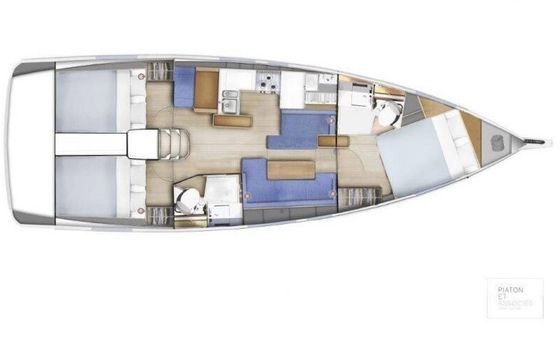 Sailboat Jeanneau Sun Odyssey 410 12.35m