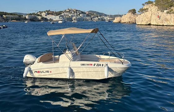 Boat without licence  remus 450 15hp