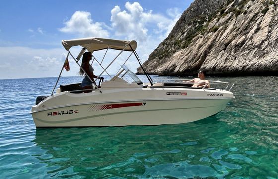 Boat without licence  Remus Open 525 15hp