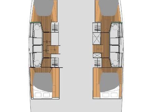 Catamaran Fountaine Pajot Fountaine Pajot Elba 45 - 4 + 1 cab. 13m