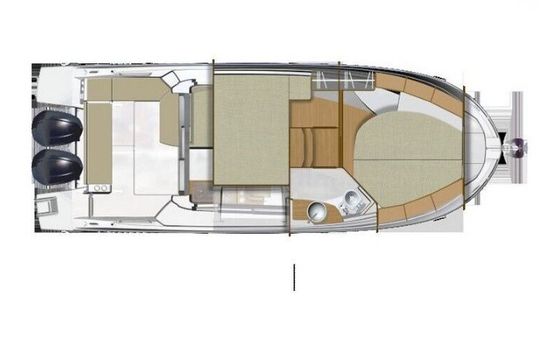 Motorboat Beneteau Antares 9 OB 400hp