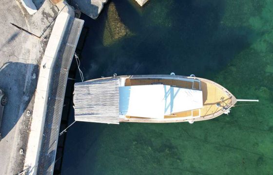 Motorboat Gozzo LEGNO 80hp