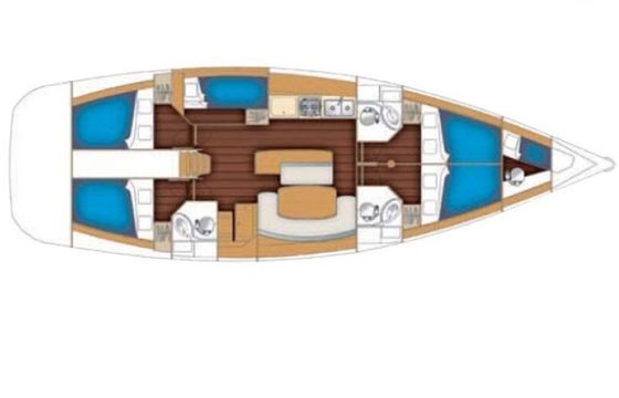 Sailboat BENETEAU CYCLADES 50.5 15.6m