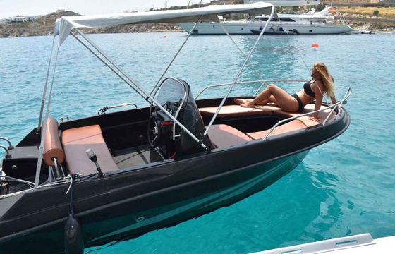 Boat without licence  Crazy Waters 450 LA Black Edition 30hp