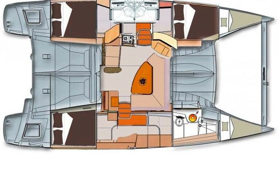 Catamaran Fountaine Pajot Lipari 41 11.89m