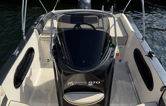 Boat without licence  As marine 570 open 40hp