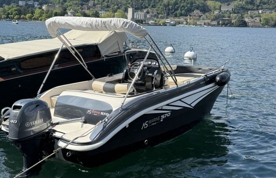 Boat without licence  As marine 570 open 40hp