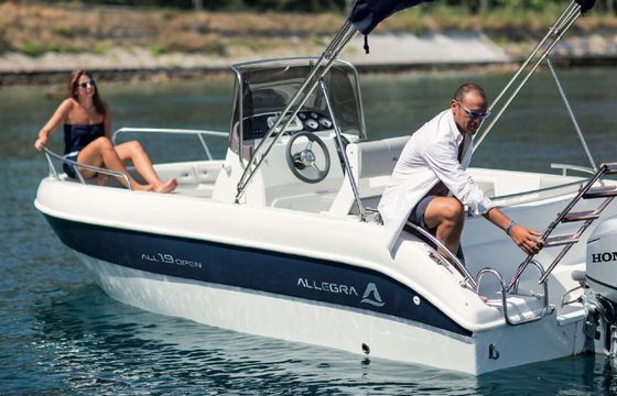 Boat without licence allegra all 19 open 40hp