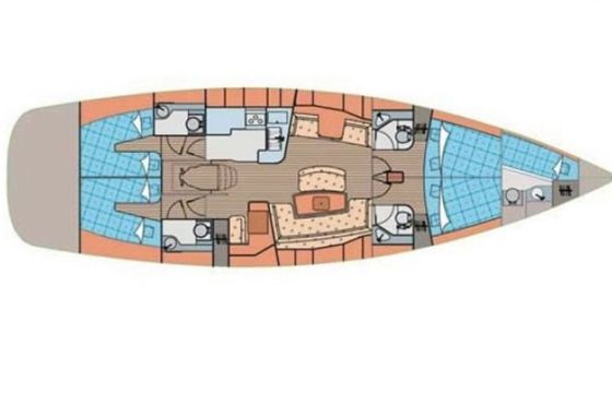Sailboat Elan 514 Impression 16m