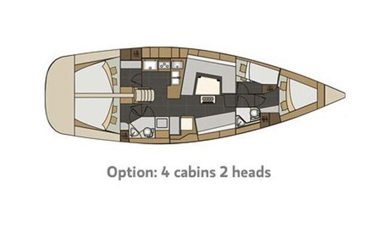 Sailboat Elan Impression 45 13.85m