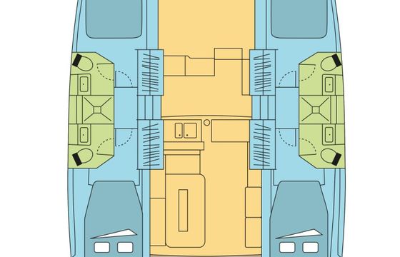 Catamaran Catana Group Bali 4.2 - 4 + 2 cab. 12m