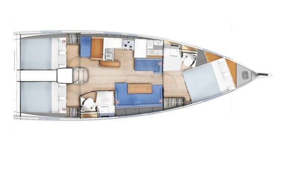 Sailboat Jeanneau Sun Odyssey 410 12m