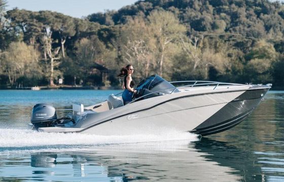 Motorboat Clear marine Aries 120hp